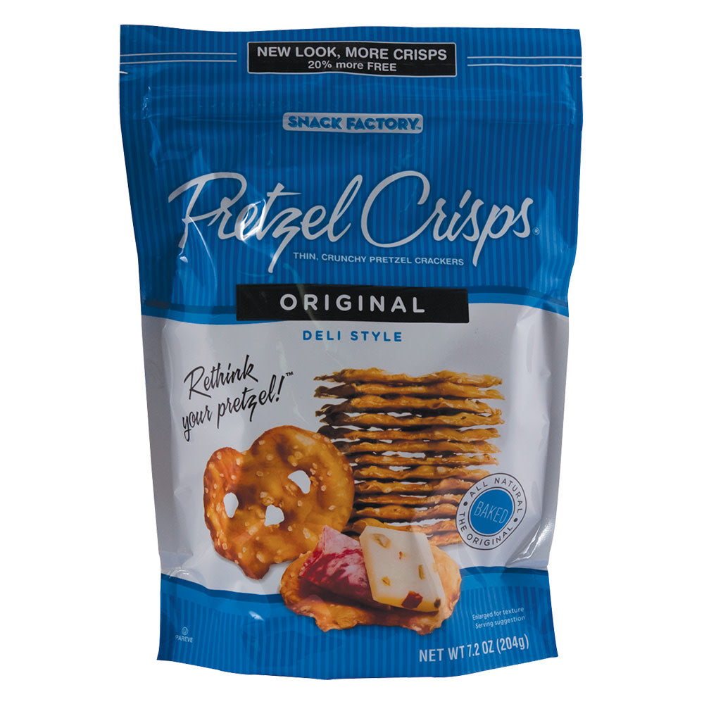 PRETZEL CRISPS ORIGINAL 7.2 OZ BAG