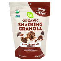 GO RAW DARK CHOCOLATE CHUNK SNACKING GRANOLA 8 OZ BAG