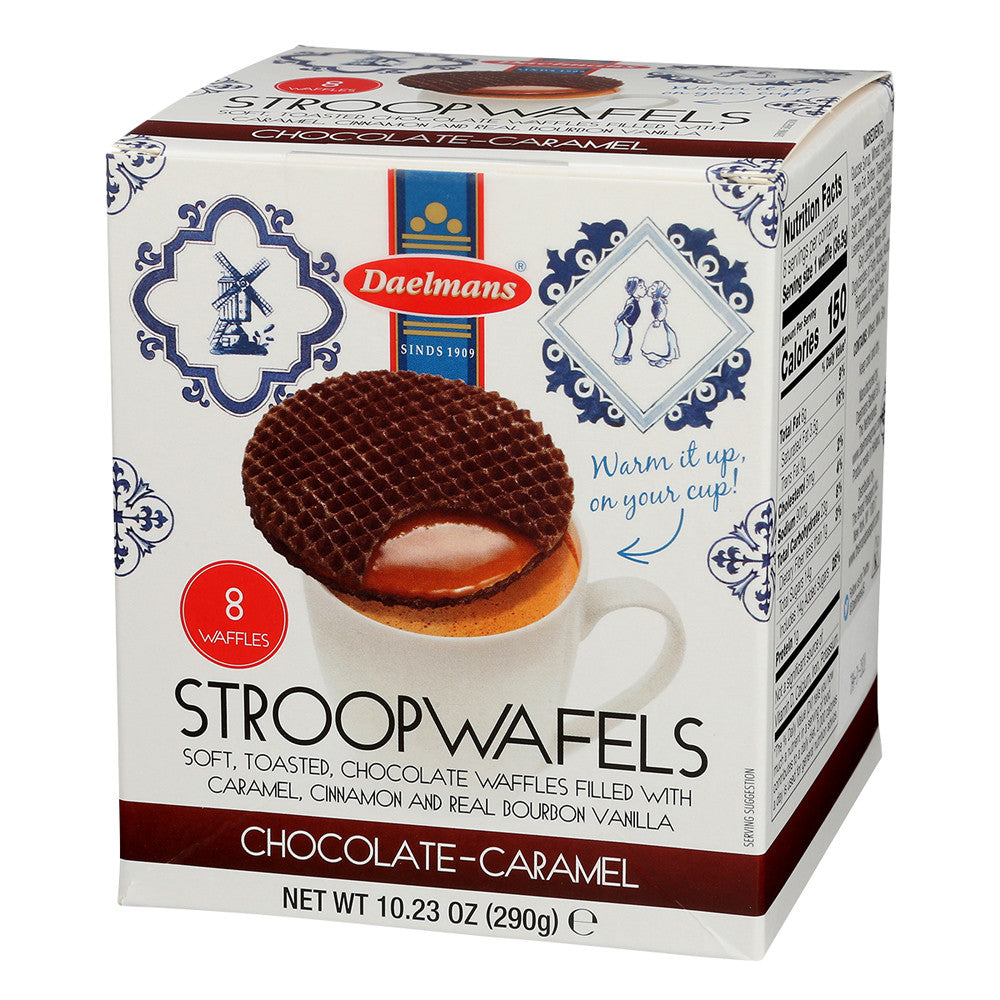 DAELMANS JUMBO CHOCOLATE STROOPWAFEL 10.23 OZ