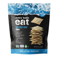 EVERY BODY EAT SEA SALT CHIA THINS 4 OZ POUCH
