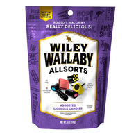 WILEY WALLABY LICORICE ALLSORTS 6 OZ POUCH