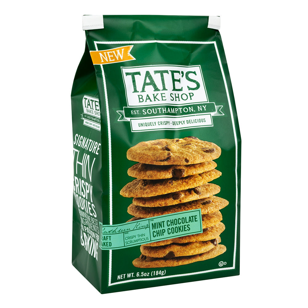 TATE&rsquo;S MINT CHOCOLATE CHIP COOKIES 7 OZ BAG