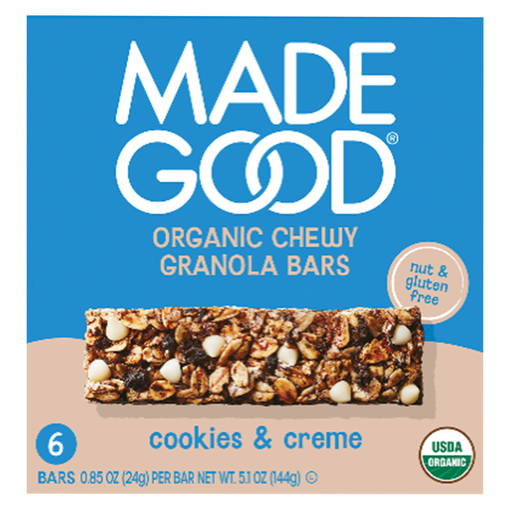 MADEGOOD - GRANOLA BARS COOKIE & C(6CT) - 5.1OZ