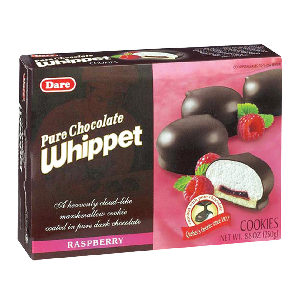 DARE RASPBERRY WHIPPET COOKIES 8.8 OZ BOX