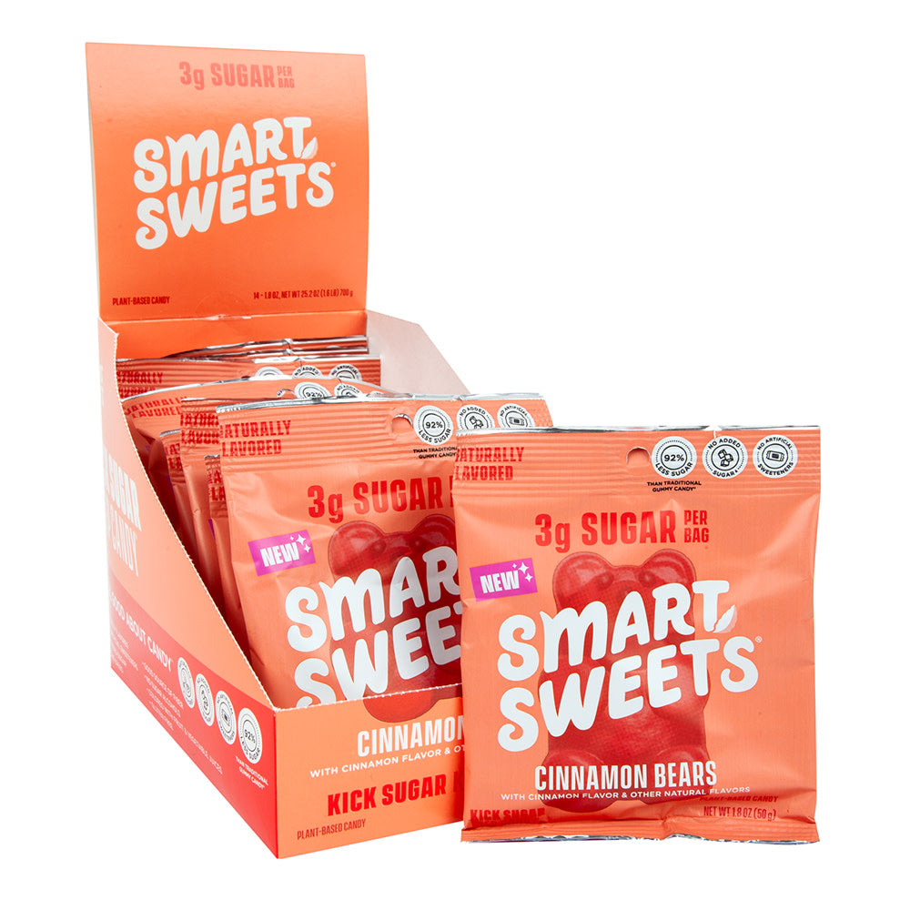 SMARTSWEETS CINNAMON BEARS 1.8 OZ BAG
