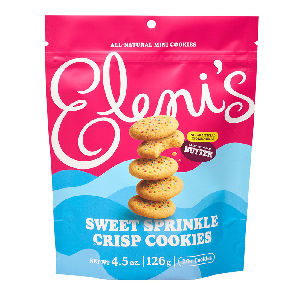 ELENI'S - MINISWEETSPRINKLE CRISP COOKIES - 4.5OZ