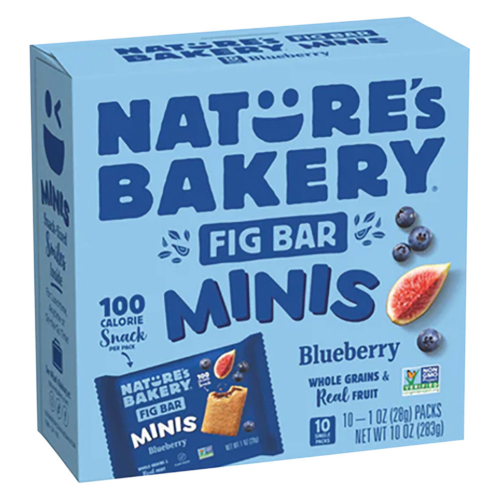 NATURE'S BAKERY BLUEBERRY FIG BAR MINIS 10 OZ BOX