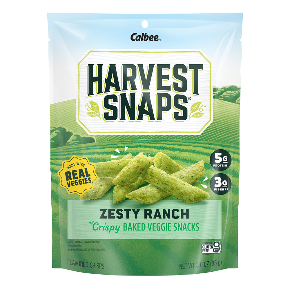 CALBEE - HARVEST SNAPS ZESTY RANCH - 3OZ