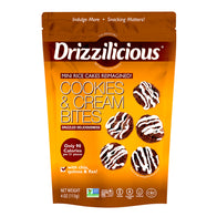 DRIZZILICIOUS COOKIES &amp; CREAM DRIZZLE BITES 4 OZ BAG