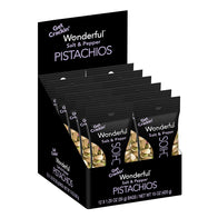 WONDERFUL SALT &amp; PEPPER PISTACHIOS 1.25 OZ PEG BAG