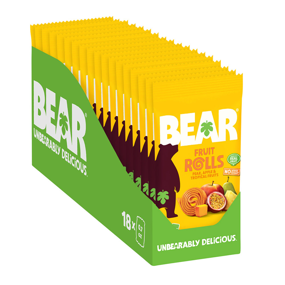 BEAR TROPICAL MIX YOYOS FRUIT ROLLS 0.7 OZ