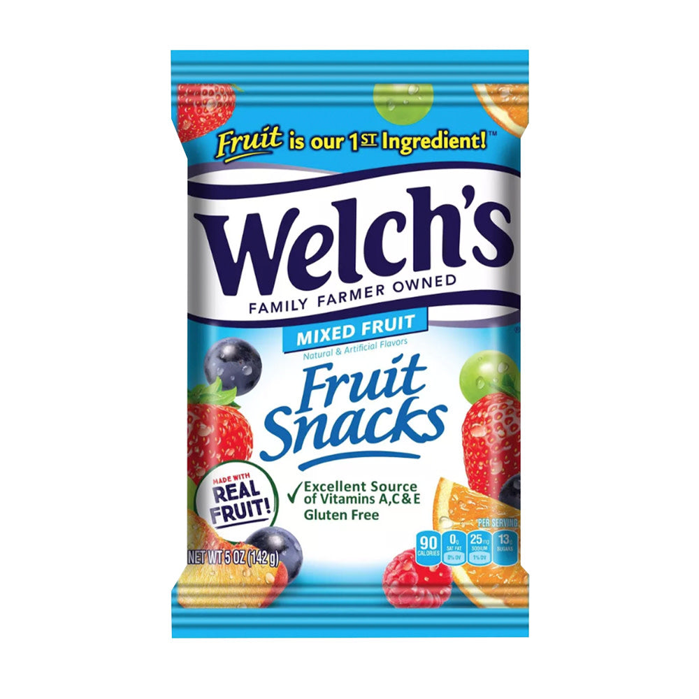WELCH'S - FRUIT SNACKS - MIXED FRUIT - .5OZ