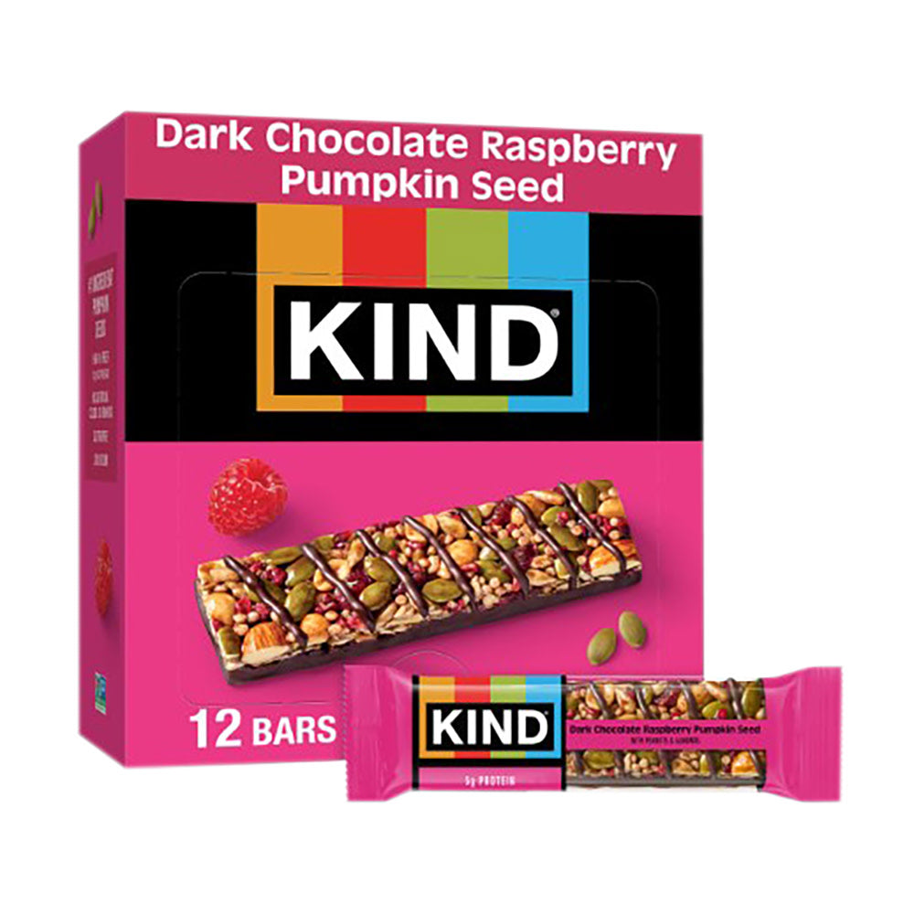 KIND DARK CHOCOLATE RASPBERRY PUMPKIN SEED 1.4 OZ