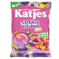 KATJES COSMIC VISIONS SOUR GUMMIES 4.9 OZ PEG BAG