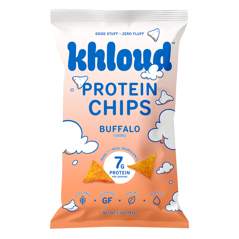 KHLOUD - BUFFALO PROTEIN TORTILLA CHIPS - 5OZ