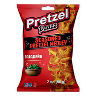PRETZEL PZAZZ JALAPENO SEASONED PRETZEL MEDLEY 2 OZ BAG