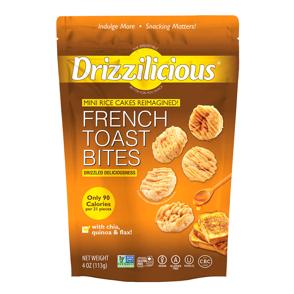DRIZZILICIOUS FRENCH TOAST DRIZZLE BITES 4 OZ BAG