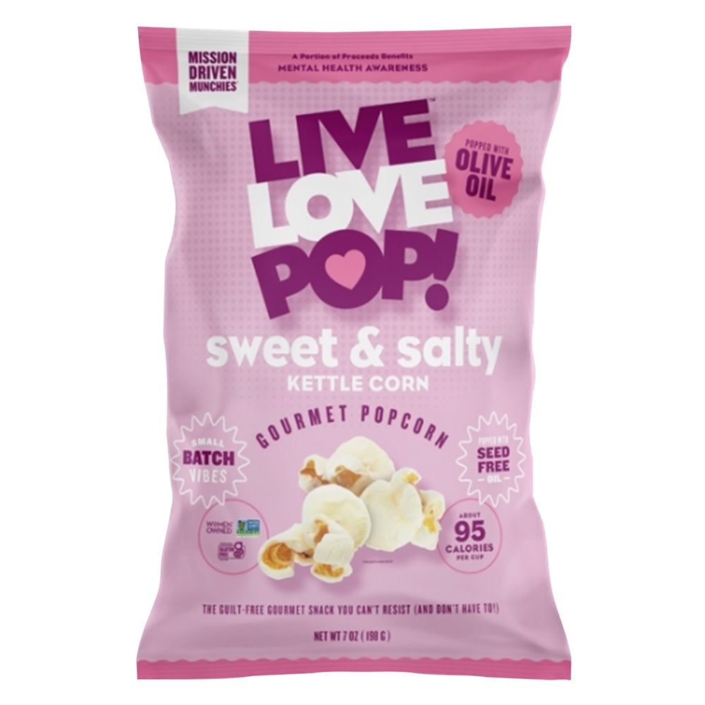 LIVE LOVE POP SWEET &amp; SALTY POPCORN 7 OZ