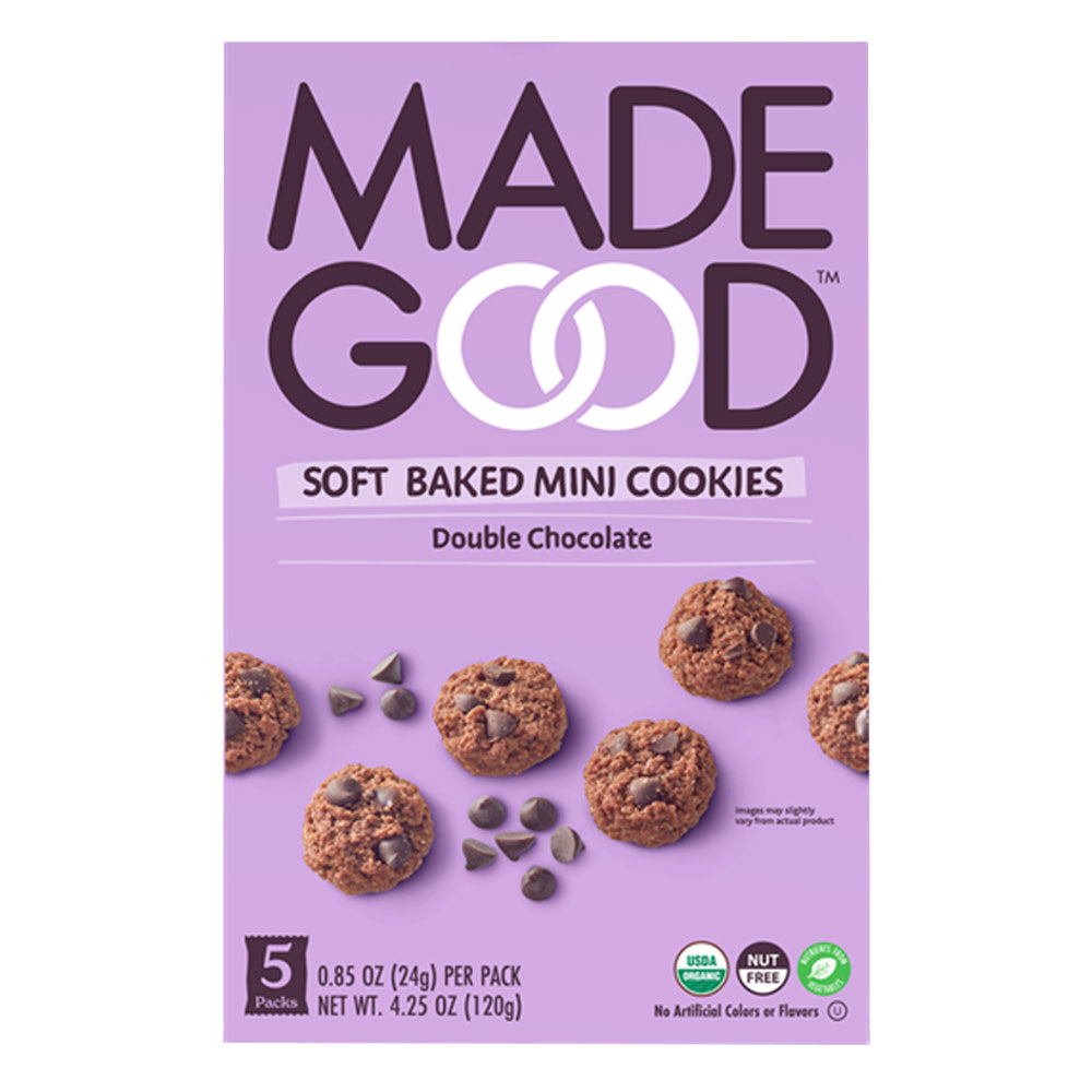 MADEGOOD - SOFT BAKE COOKIE DOUBLE CHOC(5CT) - 4.25OZ