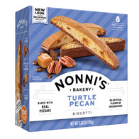 NONNI'S BISCOTTI TURTLE PECAN 6.88 OZ 8 CT BOX