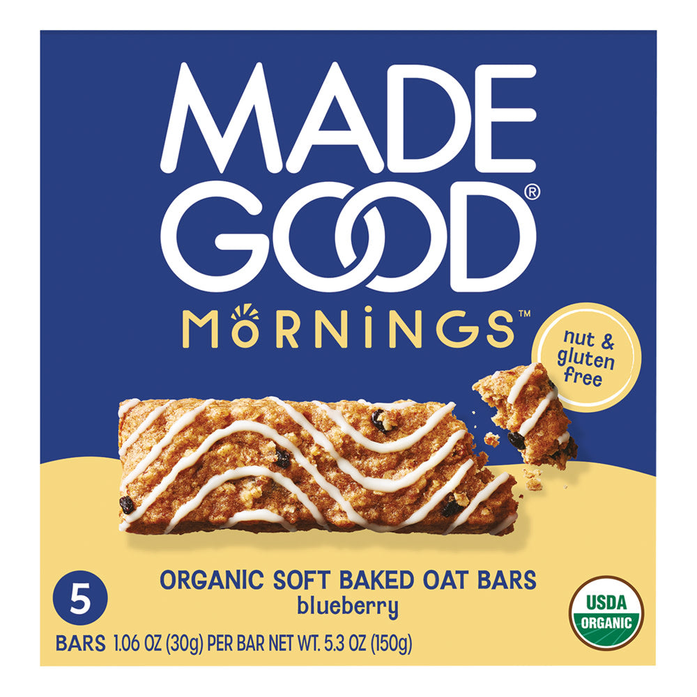 MADEGOOD - SOFT BAKED OAT B BLUEBERRY(5CT) - 5.3OZ