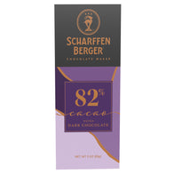 SCHARFFEN BERGER - 82% EXTRA DARKCHOCO - 3OZ