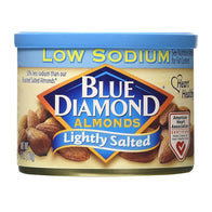 BLUE DIAMOND LIGHTLY SALTED ALMONDS 6 OZ CAN
