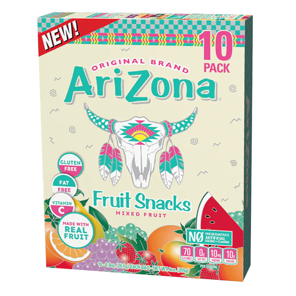 ARIZONA - FRUIT SNACKS - MIXED FRUIT(10CT) - 9OZ