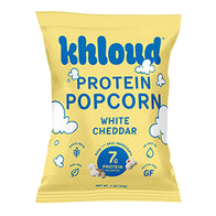 KHLOUD - PROTEIN POPCORN WHITE CHEDDAR - 1OZ