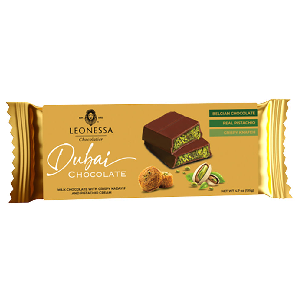 LEONESSA - DUBAI CHOCOLATE BAR - 3.5OZ - 12CT