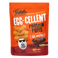 TODD&rsquo;S EGG-CELLENT PROTEIN PUFFS SWEET &amp; SMOKY BBQ 2.5 OZ BAG
