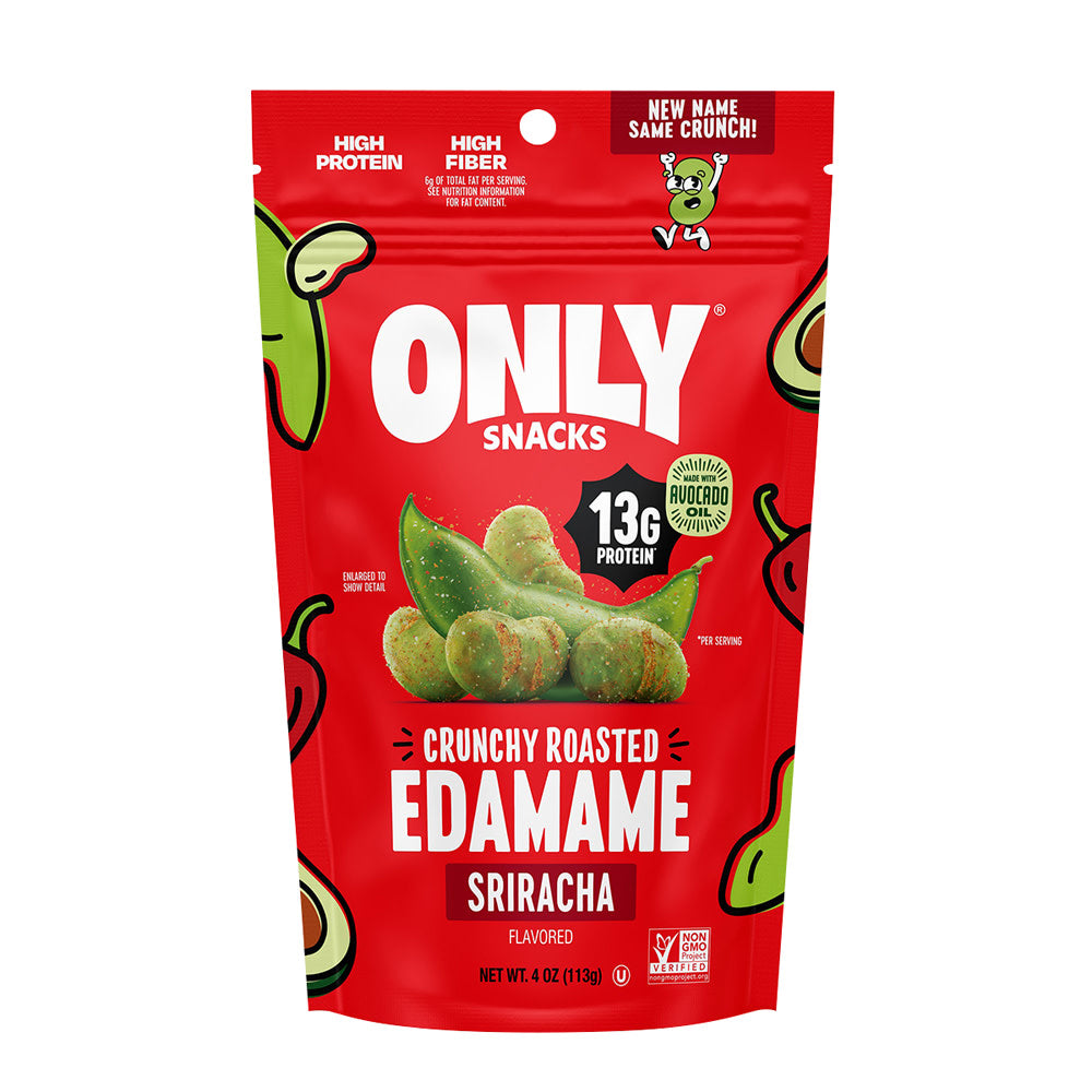 THE ONLY BEAN - EDAMAME - SRIRACHA - 4OZ