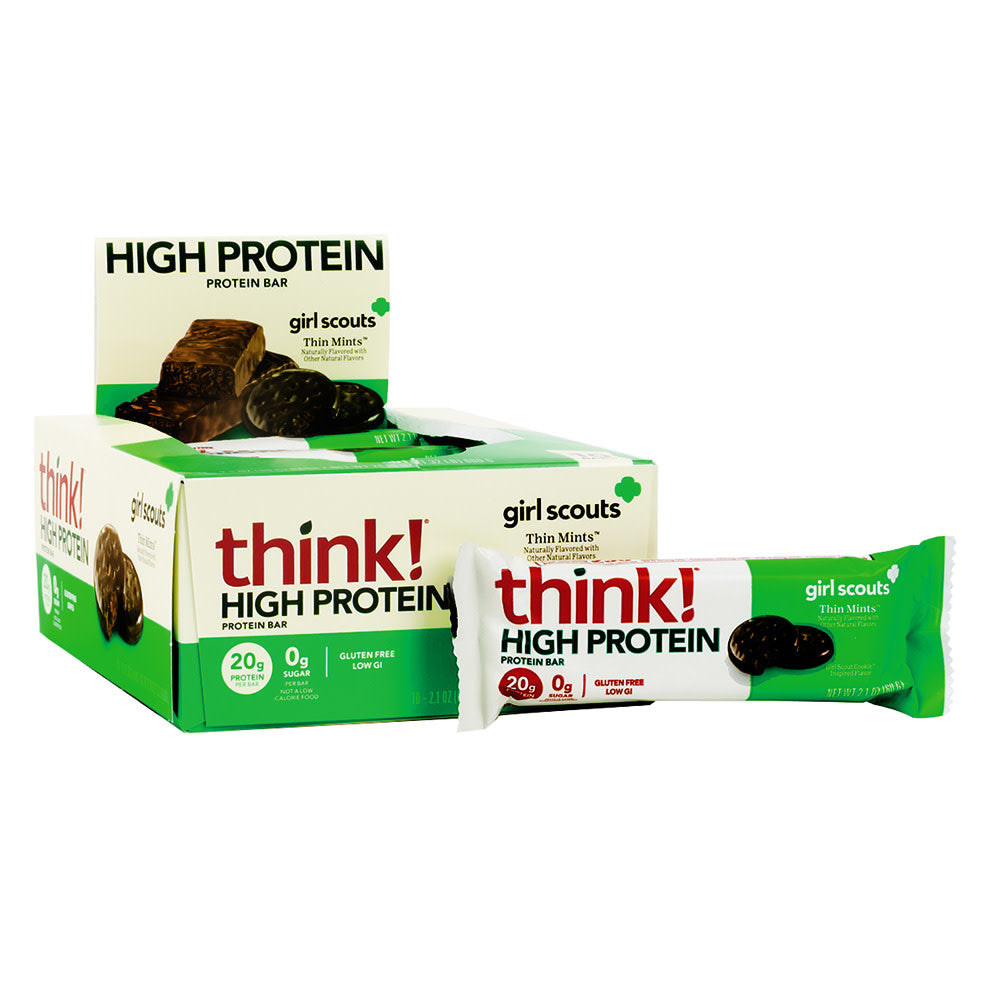 GIRL SCOUT THINK! THIN MINT PROTEIN BAR 2.1 OZ