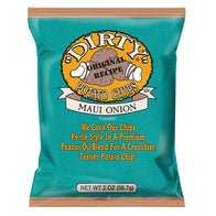 DIRTY MAUI ONION POTATO CHIPS 2 OZ BAG *NOT FOR SALE IN CALIFORNIA*