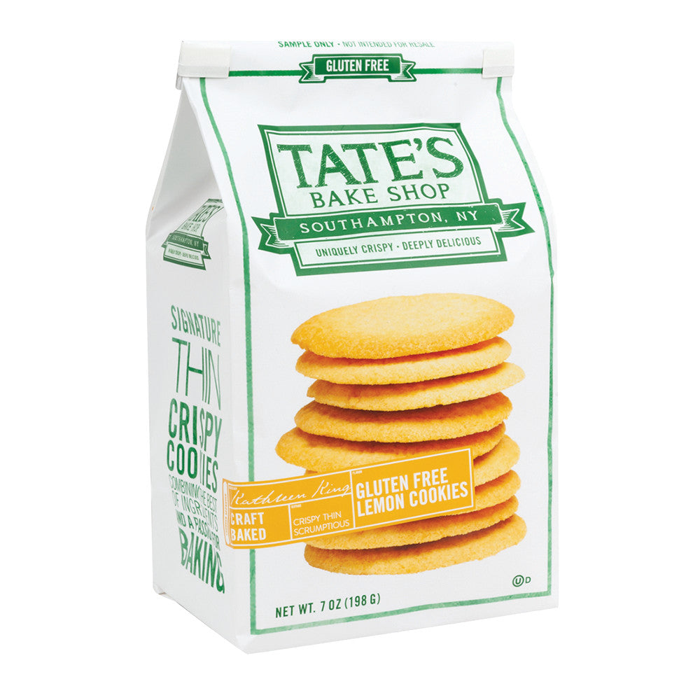 TATE&rsquo;S GLUTEN FREE LEMON COOKIES 7 OZ BAG
