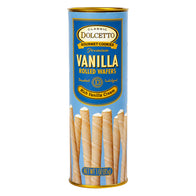 DOLCETTO VANILLA WAFER ROLLS 3 OZ CANISTER