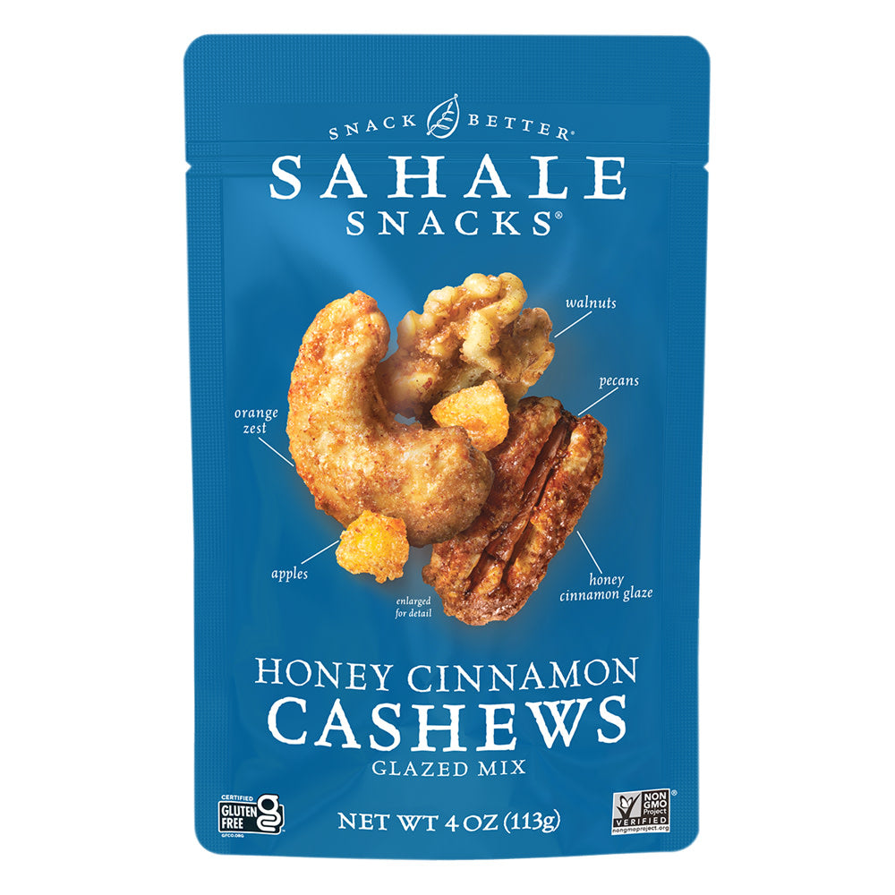 SAHALE - CASHEWS HONEY CINNAMON - 4OZ