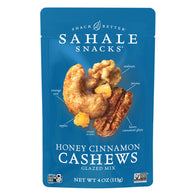 SAHALE - CASHEWS HONEY CINNAMON - 4OZ