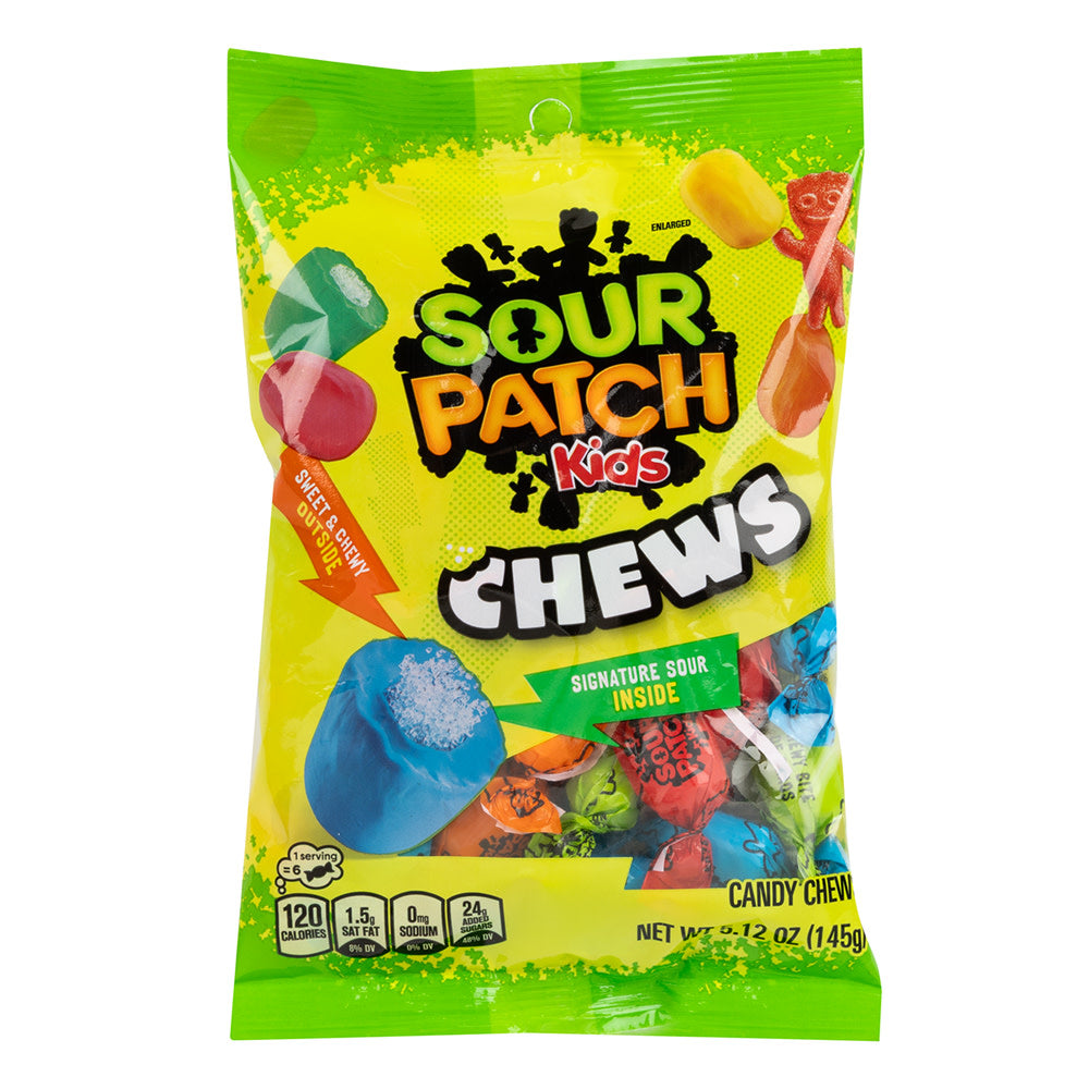 SOUR PATCH KIDS CHEWS 5.12 PEG BAG