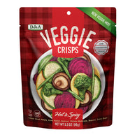 DJ&amp;A VEGGIE CRISPS HOT &amp; SPICY 3.2 OZ POUCH