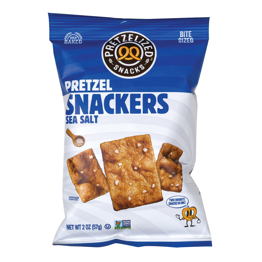 PRETZELIZED SEA SALT PRETZEL SNACKERS 2 OZ BAG
