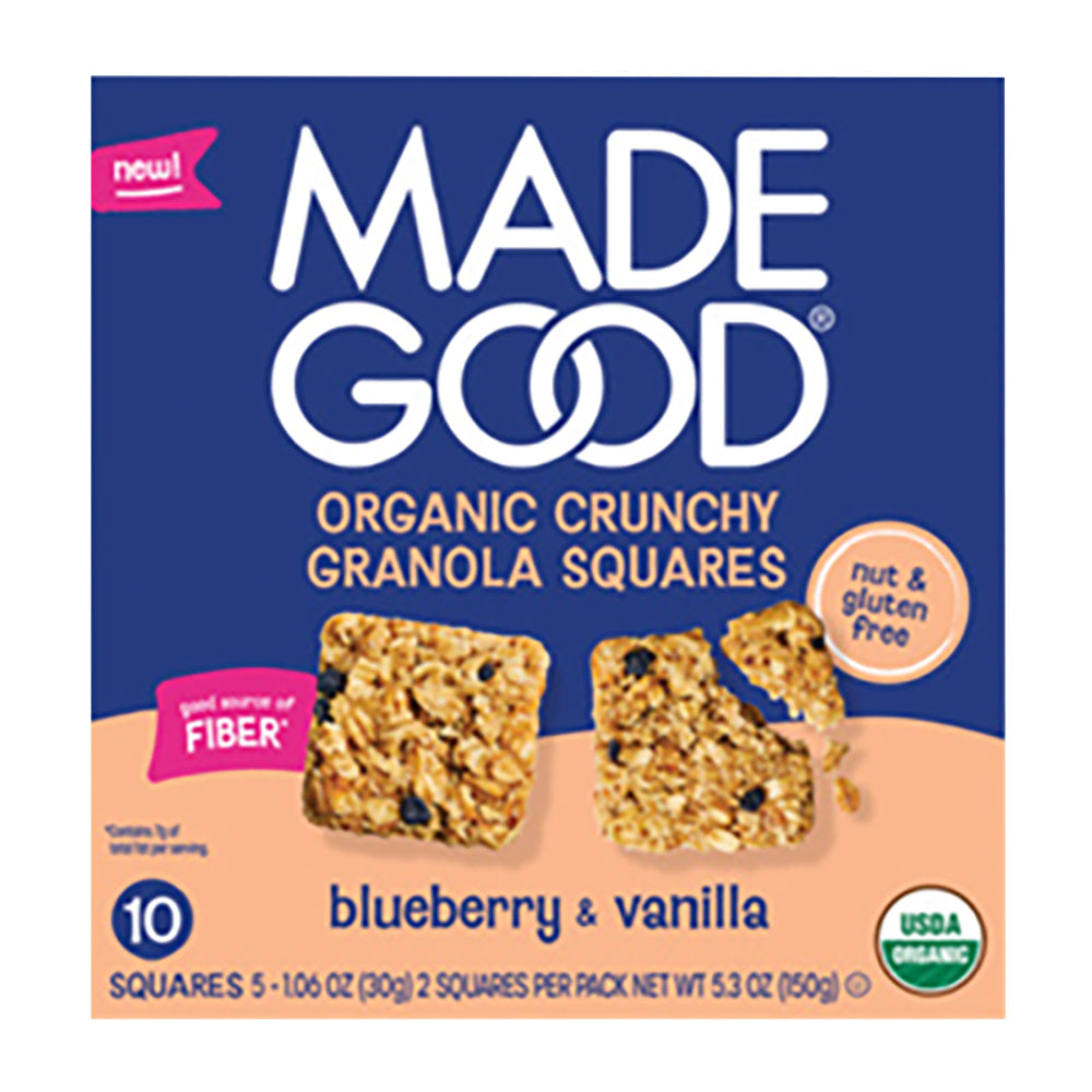 MADEGOOD - CRUNCHY GRAN SQS BLUEBERRY &VAN(5CT) - 5.3OZ