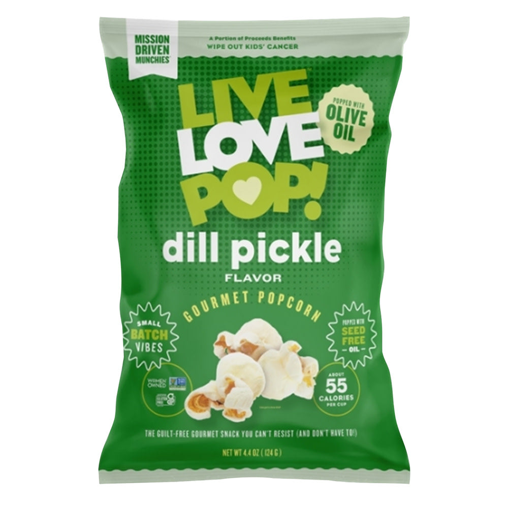 LIVE LOVE POP DILL PICKLE POPCORN 4.4 OZ