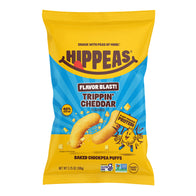 HIPPEAS FLAVOR BLAST! VEGAN CHEDDAR EXPLOSION CHICKPEA PUFFS 3.75 OZ BAG