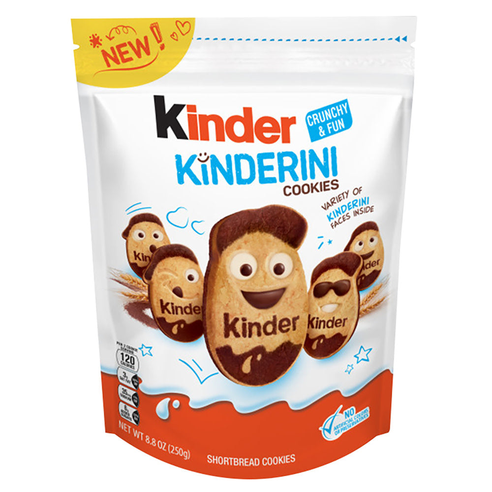 KINDER - KINDERINI SHORTBRE COOKIE POUCH - 8.8OZ