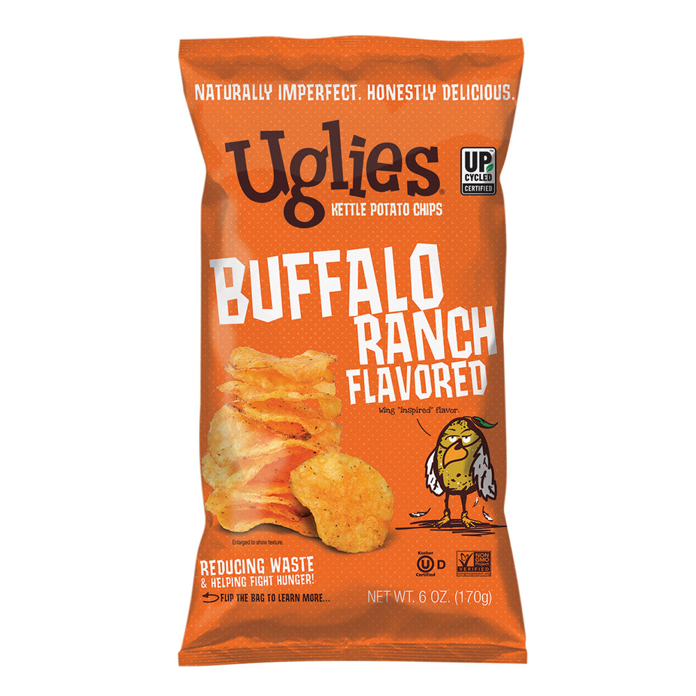UGLIES BUFFALO RANCH KETTLE POTATO CHIPS 6 OZ BAG