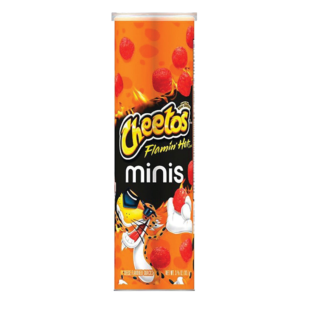 CHEETOS MINIS FLAMIN HOT 3.625 OZ CANISTER