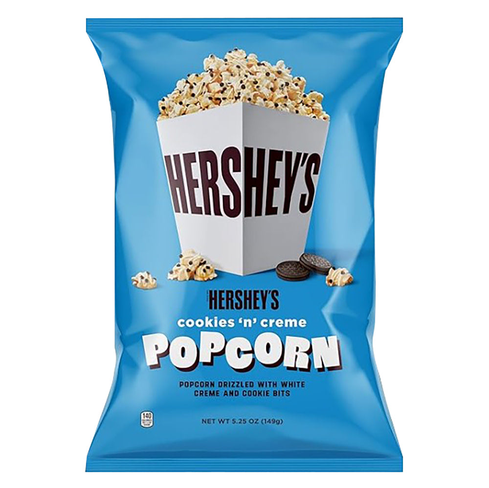 HERSHEY&rsquo;S COOKIES 'N' CR&Egrave;ME POPCORN 5.25 OZ BAG