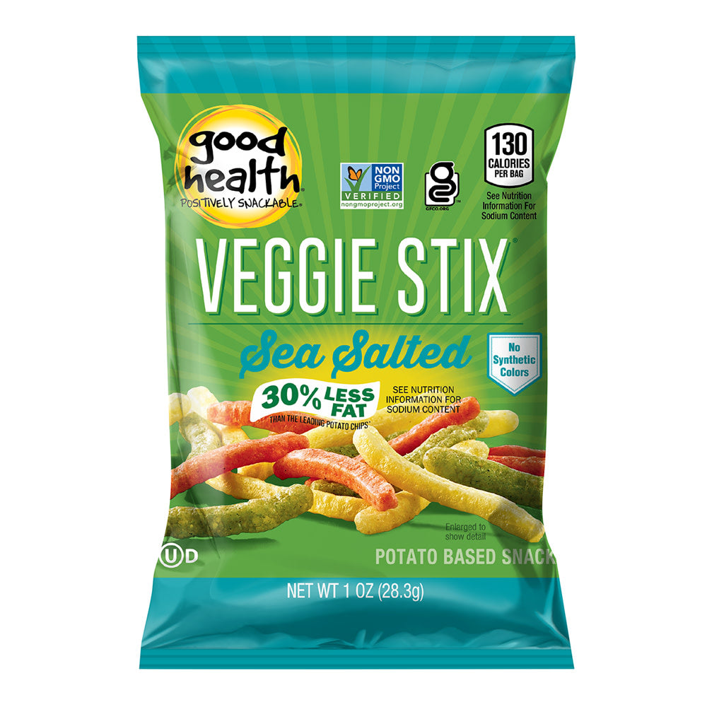 GOOD HEALTH SEA SALTED VEGGIE STRAWS 1 OZ BAG
