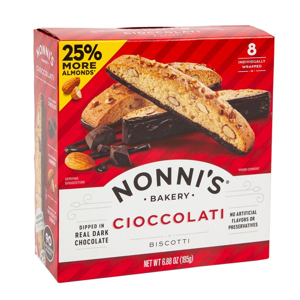 NONNI'S BISCOTTI CIOCCLATI 6.88 OZ BOX